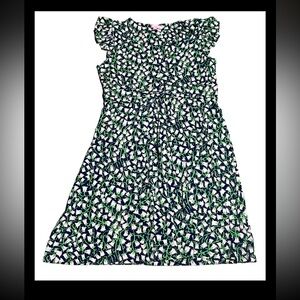 Lilly Pulitzer Floral Silk Blend Dress Size XL